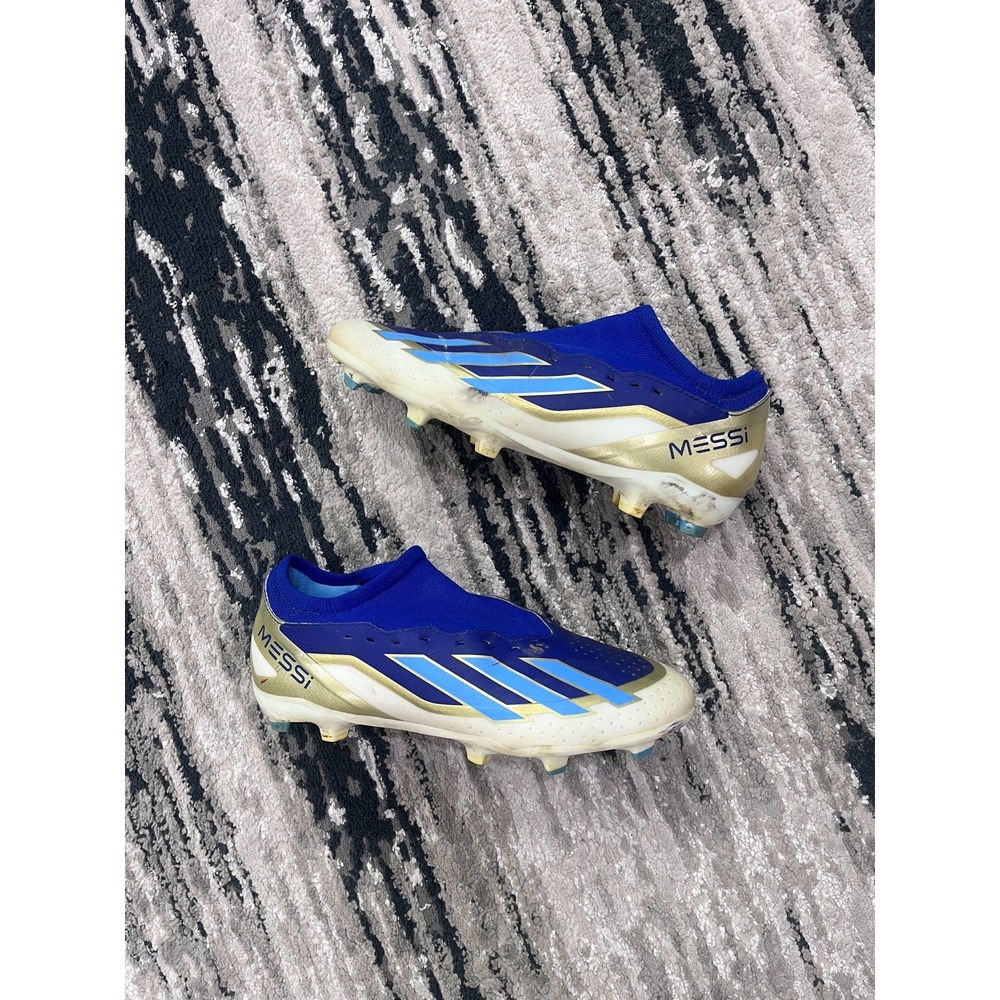 Adidas X Crazyfast League FG‎ Messi Soccer Cleats Shoes Blue Mens Size 8